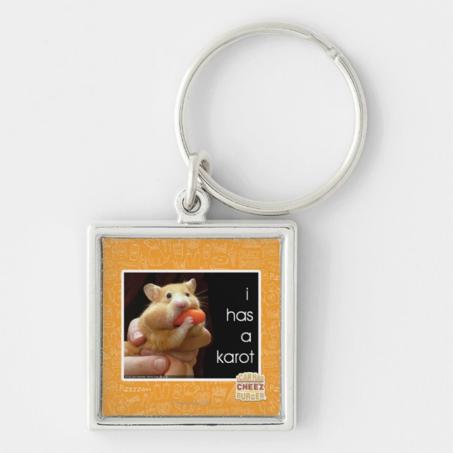 I has a karot keychain (Front)