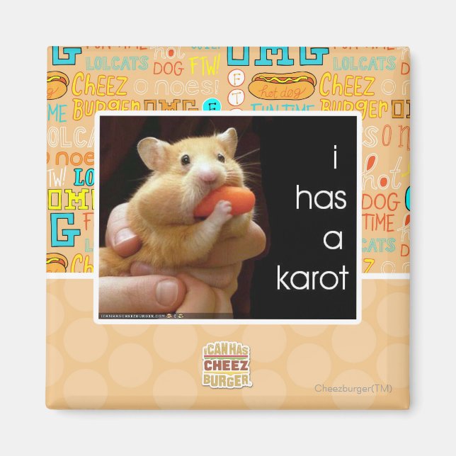 I has a karot magnet (Front)