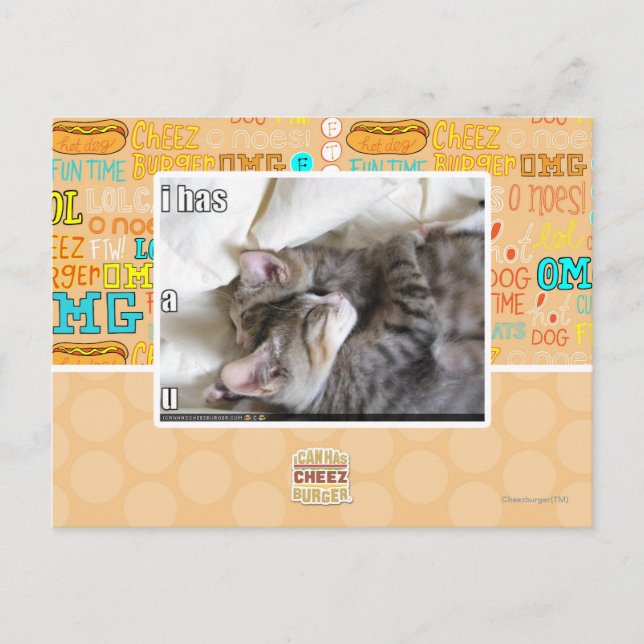 I has a u postcard (Front)