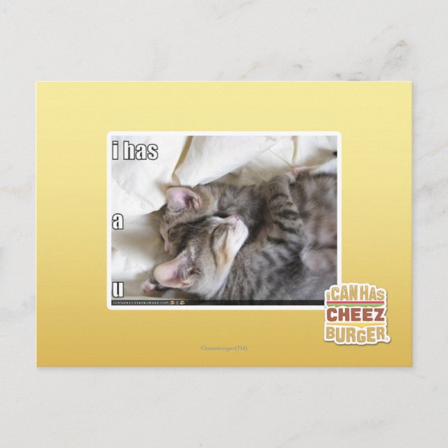 I has a u postcard (Front)