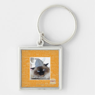 I has come to pillage ur village keychain