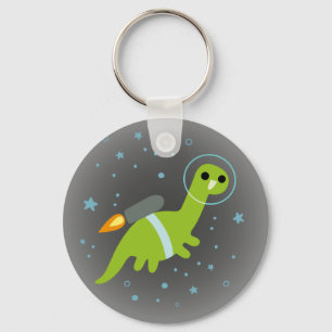 “I Has Jetpack!” Flying Brontosaurus with Jetp Keychain