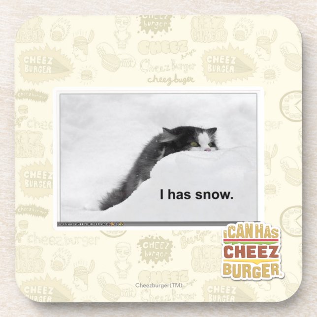 I has snow. coaster (Front)