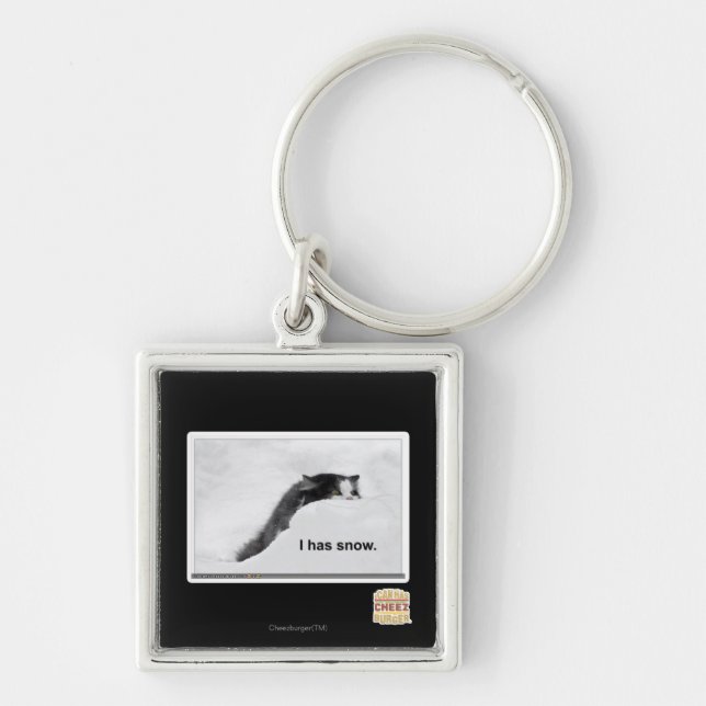 I has snow. keychain (Front)