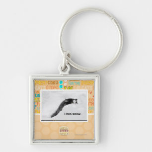 I has snow. keychain