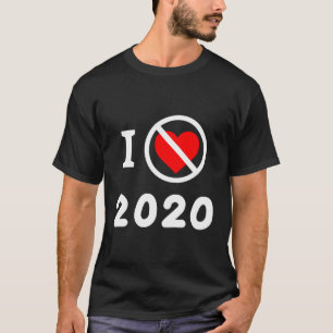 I Hate 2020 Year Of Pandemic Social Distancing Mas T-Shirt