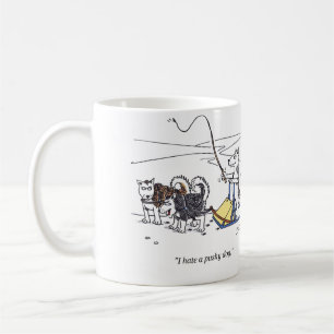 I Hate A Pushy Dog mug