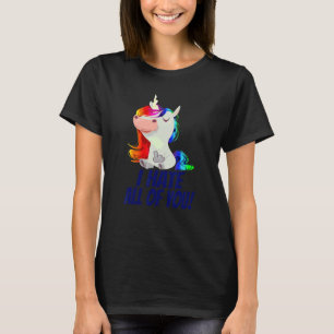 I Hate All Of You Middle Finger Unicorn T-Shirt