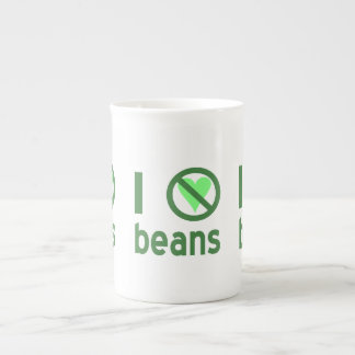 I Hate Beans Bone China Mug