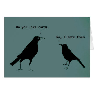I hate cards