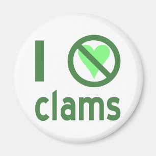 I Hate Clams Magnet