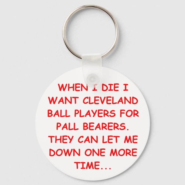 i hate cleveland keychain (Front)