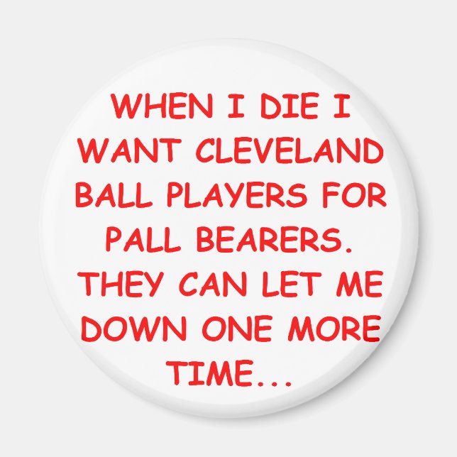 i hate cleveland magnet (Front)