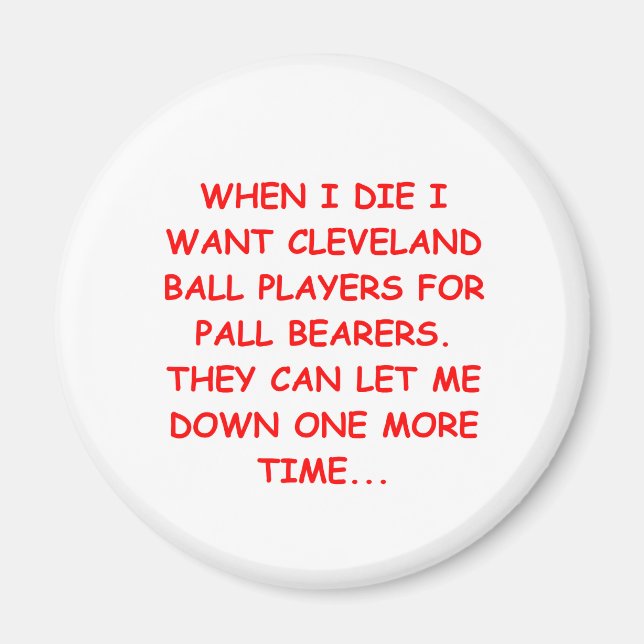 i hate cleveland magnet (Front)
