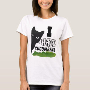 I HATE CUCUMBERS CAT T-Shirt