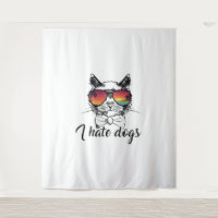 I Hate Dogs Funny Gifts for Cat Friend  