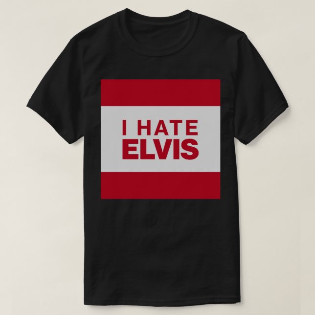 I Hate Elvis (Red) Coasters (Set of 4) T-Shirt (Design Front)