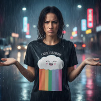 I Hate Everybody Funny Kawaii Cloud