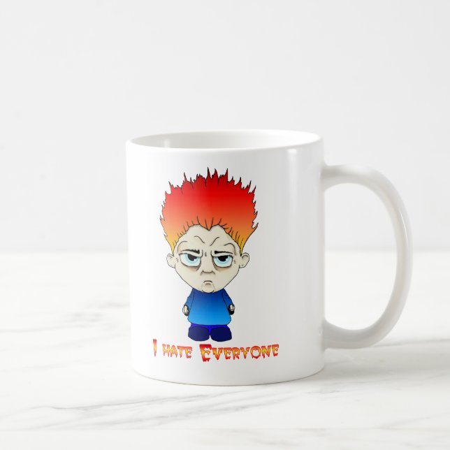I Hate Everyone featuring Maxwell Coffee Mug (Right)