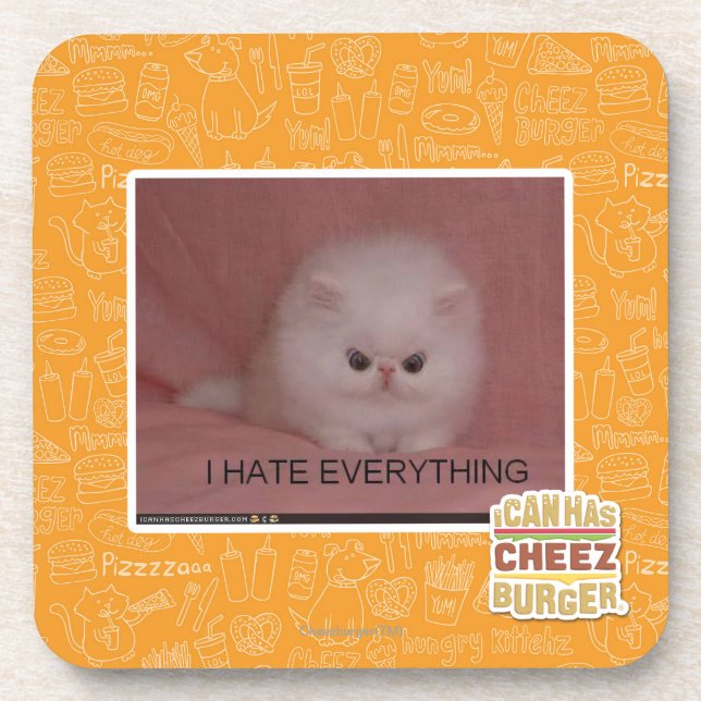 I hate everything coaster (Front)