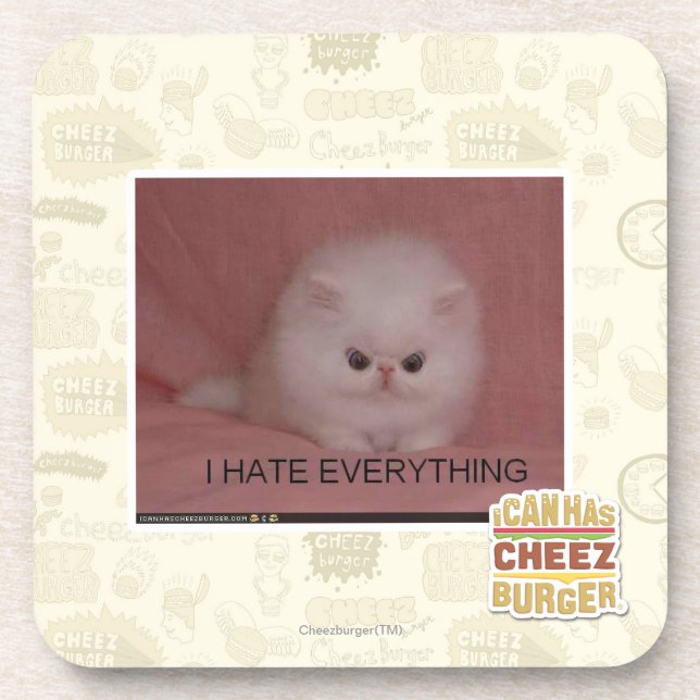 I hate everything coaster (Front)