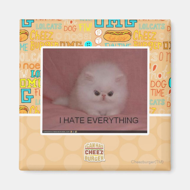 I hate everything magnet (Front)