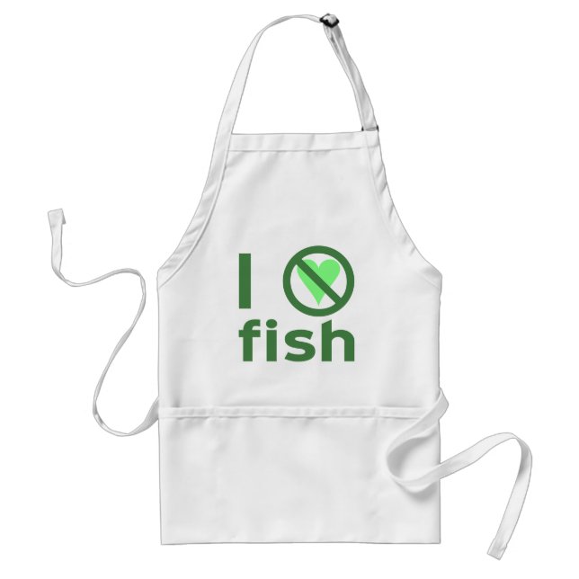 I Hate Fish Standard Apron (Front)