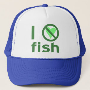I Hate Fish Trucker Hat
