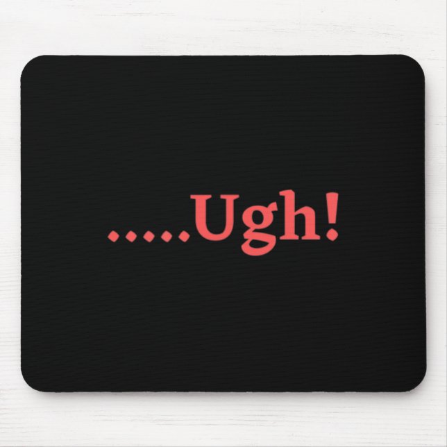 I Hate Mondays Anime Kawaii and Fun Clueless Kawai Mouse Pad (Front)