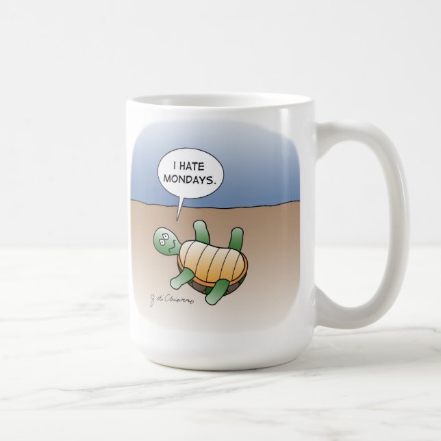 I HATE MONDAYS COFFEE MUG (Right)