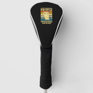 I Hate Morning People Cat Cats Golf Head Cover