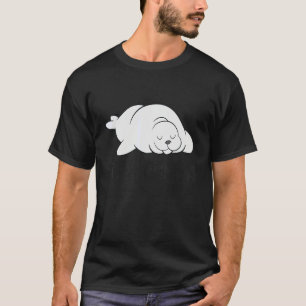 I Hate Mornings Sleeping Seal T-Shirt