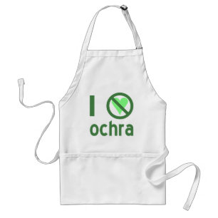 I Hate Ochra No love Standard Apron