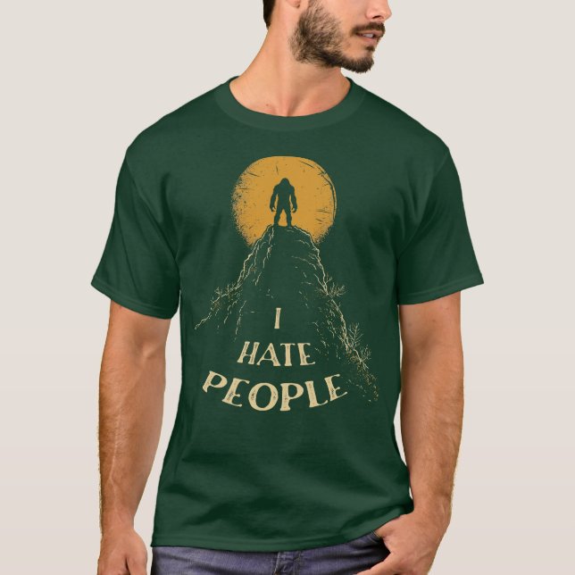 I Hate People 1 T-Shirt (Front)
