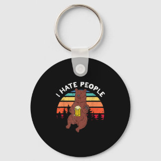 I Hate People - Funny Camping Trekking Outdoor Keychain