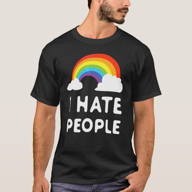 I Hate People T-Shirt (Front)