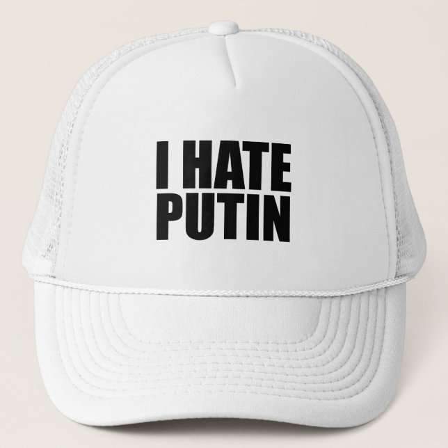 I hate Putin Trucker Hat (Front)