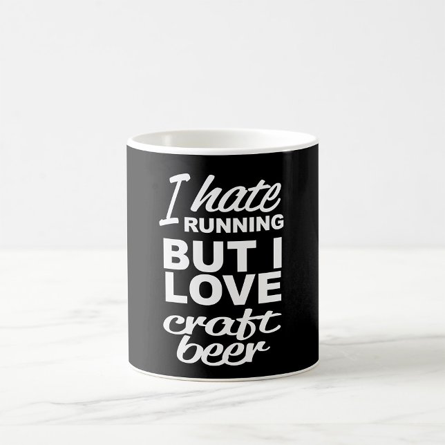 I Hate Running But I Love Craft Beer  Coffee Mug (Creator Uploaded)