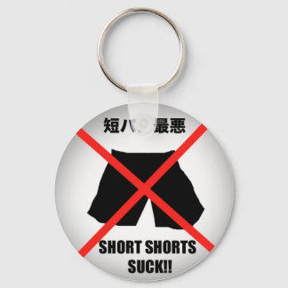 I hate short pants Keychain