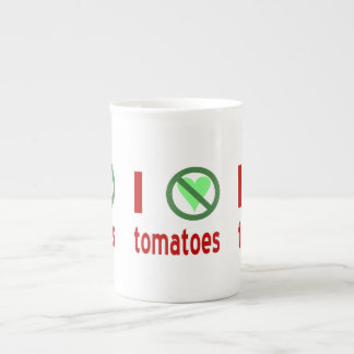 I Hate Tomatoes Bone China Mug