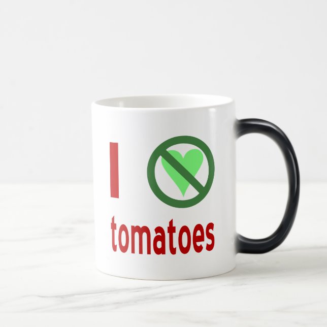 I Hate Tomatoes No Love Magic Mug (Right)