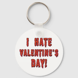 I Hate Valentine's Day Keychain