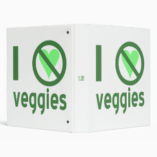 I Hate Veggies No Love Binder
