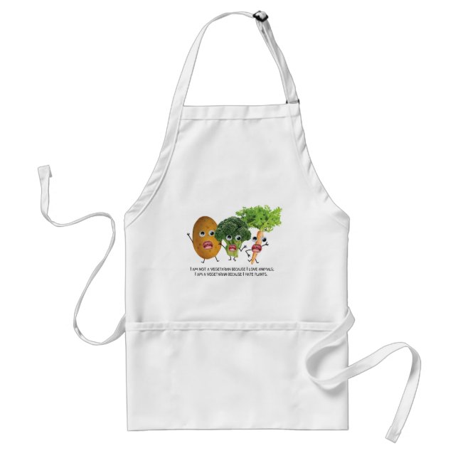 I hate veggies :) standard apron (Front)