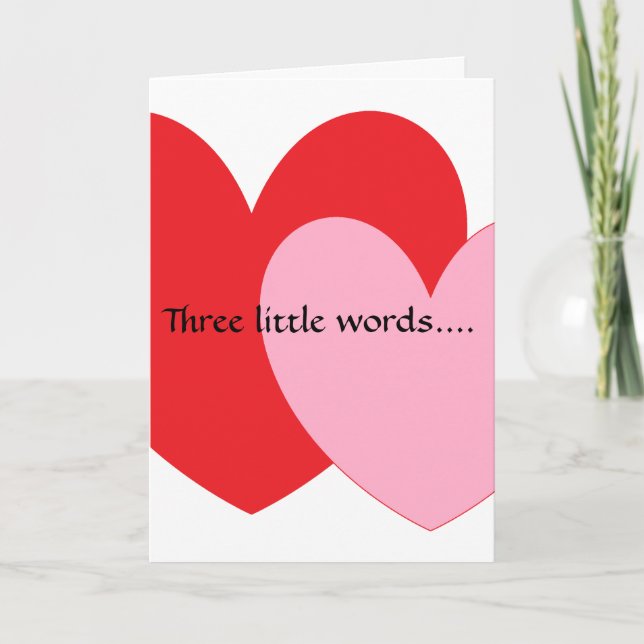 I hate you. card (Front)