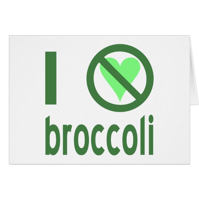 I Hated Broccoli  (Front Horizontal)