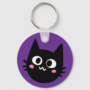 I Have A Cat Waiting Contact Keychain