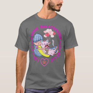 I have a clawsome relationship with my cat version T-Shirt