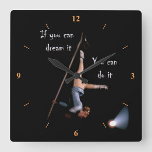 I Have a Dream. Square Wall Clock