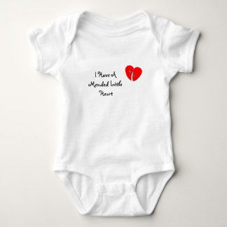 I Have A Mended Little Heart Baby Bodysuit